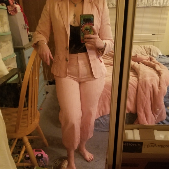 Baby Pink Pants Suit - Picture 8 of 11